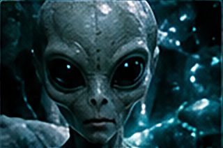 宇宙人の顔のイメージ